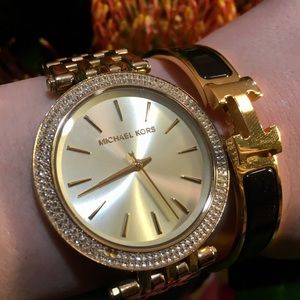 Michael Kors Gold Diamond Crystal watch